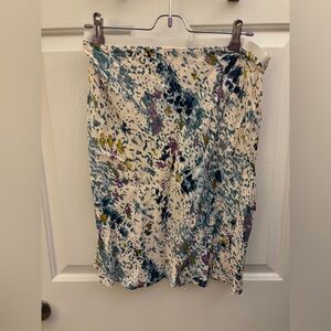 Anthropologie Multicolor Abstract Pencil Skirt